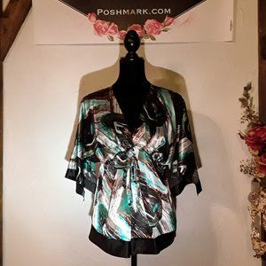 BCBG Maxazria Bohemian style top (Stein Mart Boutique) Women's top: Size XS